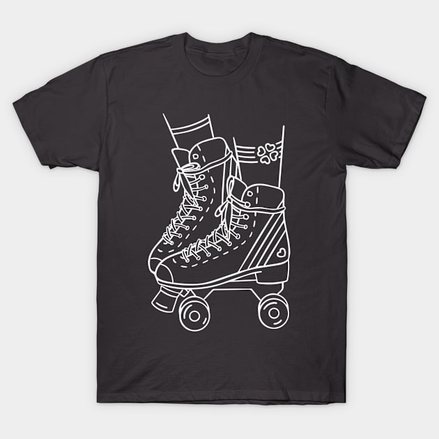 Love rollerblading T-Shirt by Fresh Sizzle Designs